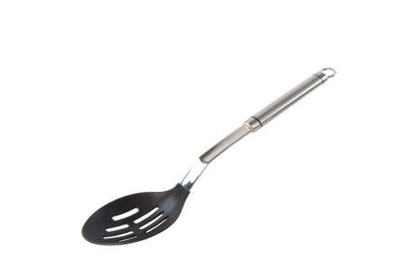 Slotted Spoon - Non-Stick, Milano from Chef Inox. Non-Stick, made out of Stainless Steel and sold in boxes of 6. Hospitality quality at wholesale price with The Flying Fork! 