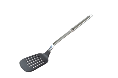 Slotted Turner - Non-Stick, Milano from Chef Inox. Non-Stick, made out of Stainless Steel and sold in boxes of 6. Hospitality quality at wholesale price with The Flying Fork! 