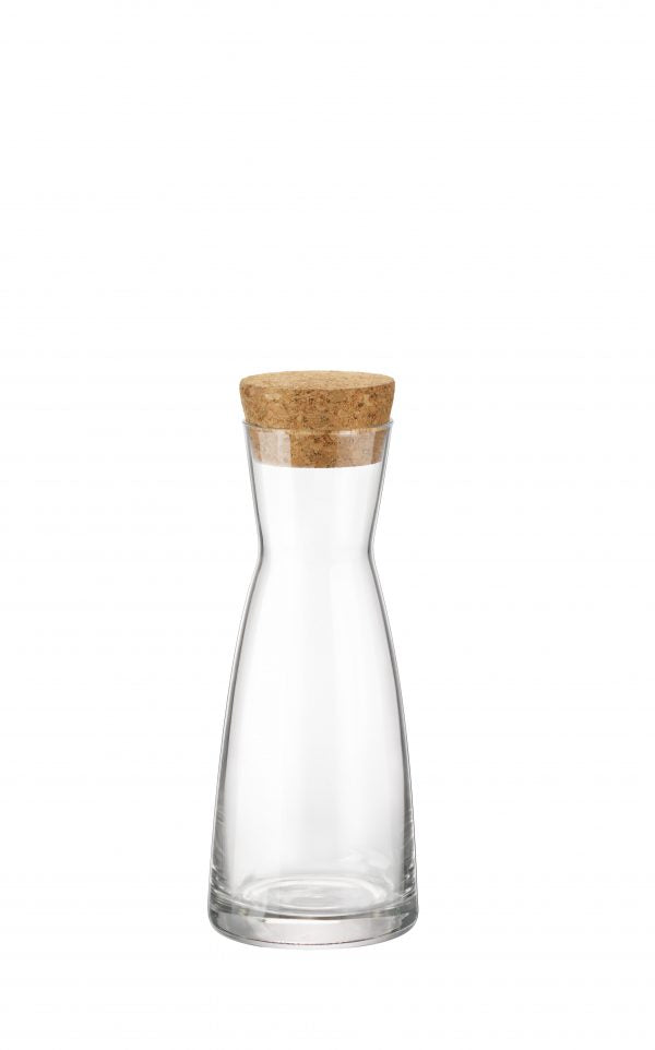 Carafe with Cork Lid - 250ml, Ypsilon from Bormioli Rocco. made out of Glass and sold in boxes of 12. Hospitality quality at wholesale price with The Flying Fork! 