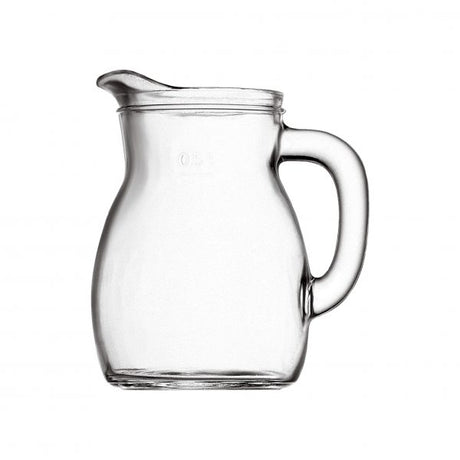 Bistrot Jug - 1.15L from Bormioli Rocco. made out of Glass and sold in boxes of 6. Hospitality quality at wholesale price with The Flying Fork! 