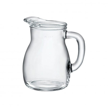 Bistrot Jug - 0.3L from Bormioli Rocco. made out of Glass and sold in boxes of 12. Hospitality quality at wholesale price with The Flying Fork! 