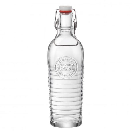 Bottle - 1200ml, Officina1825, Clear from Bormioli Rocco. made out of Glass and sold in boxes of 6. Hospitality quality at wholesale price with The Flying Fork! 