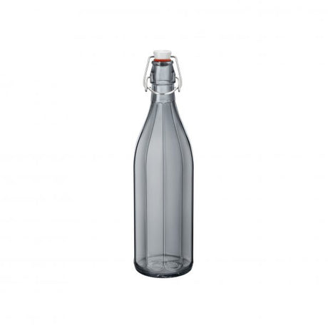 Oxford Bottle with Top - 1.0L, Grey from Bormioli Rocco. made out of Glass and sold in boxes of 6. Hospitality quality at wholesale price with The Flying Fork! 