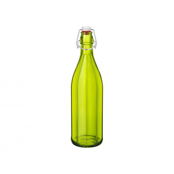 Oxford Bottle with Top - 1.0L, Green from Bormioli Rocco. made out of Glass and sold in boxes of 6. Hospitality quality at wholesale price with The Flying Fork! 