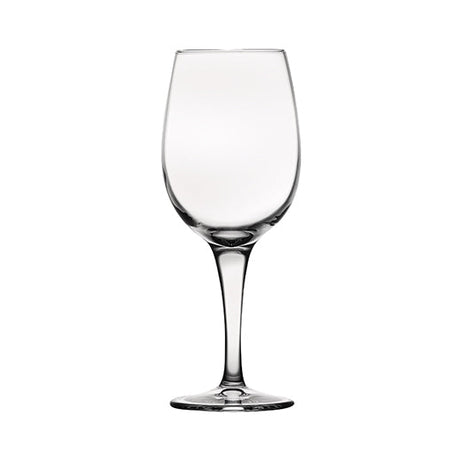 Wine glass on clear background