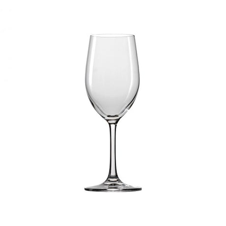 White Wine Glass - 305ml, Classic from Stolzle. made out of Crystal Glass and sold in boxes of 48. Hospitality quality at wholesale price with The Flying Fork! 