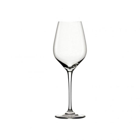 Royal White Wine Glass - 350ml, Exquisit from Stolzle. made out of Crystal Glass and sold in boxes of 48. Hospitality quality at wholesale price with The Flying Fork! 