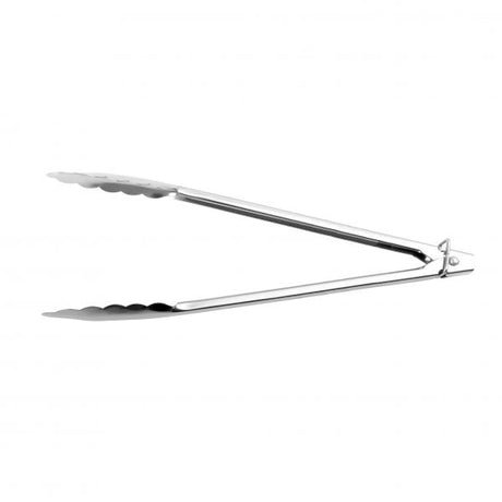 Utility Tong - 400mm from Chef Inox. made out of Stainless Steel and sold in boxes of 6. Hospitality quality at wholesale price with The Flying Fork! 