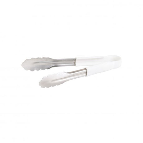 Utility Tong - 300mm, White from Chef Inox. made out of Stainless Steel and sold in boxes of 1. Hospitality quality at wholesale price with The Flying Fork! 