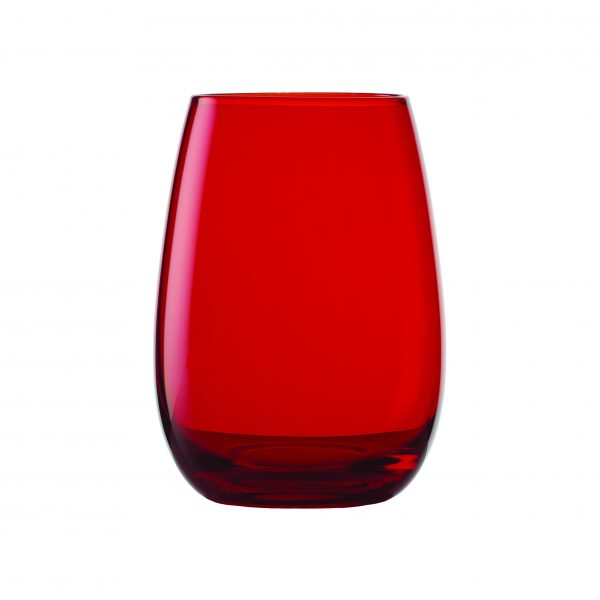 Tumbler - 470ml, Elements, Red from Stolzle. made out of Glass and sold in boxes of 6. Hospitality quality at wholesale price with The Flying Fork! 