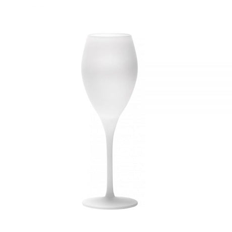 Flute Glass - 210ml, Olympic, Matt White from Stolzle. made out of Glass and sold in boxes of 24. Hospitality quality at wholesale price with The Flying Fork! 