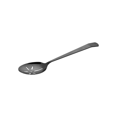 Brooklyn  Serving Spoon - Slotted, 310mm, Black PVD Coated, Moda