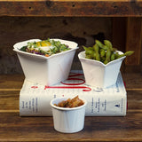Paper Look Take Away Container - 155x90mm, Fortessa Food Truck: Pack of 4