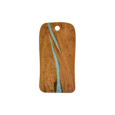 Rectangular Board - 381x191mm, Lapis, Cherry with Turquoise from Cheforward. Sold in boxes of 6. Hospitality quality at wholesale price with The Flying Fork! 