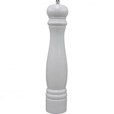 Salt-Pepper Mill - 320mm, Tempo, White Wood Ceramic from Chef Inox. made out of Wood and sold in boxes of 1. Hospitality quality at wholesale price with The Flying Fork! 
