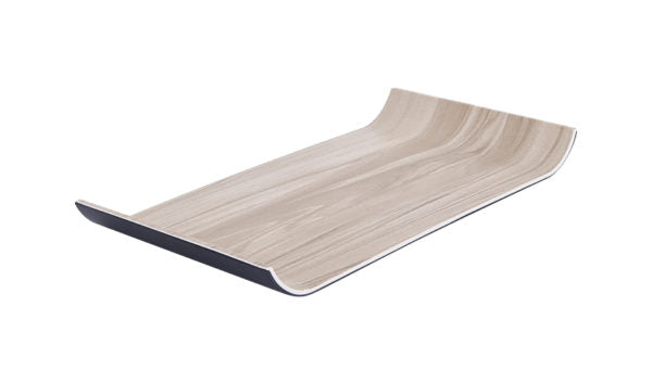 Echo Tray - 325x176mm, Black-Birch from Zicco. made out of Melamine and sold in boxes of 1. Hospitality quality at wholesale price with The Flying Fork! 
