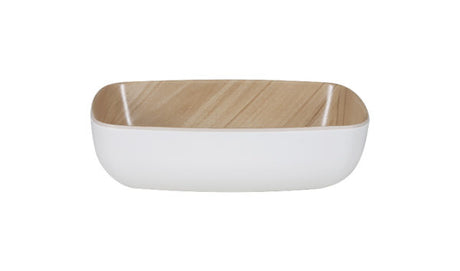Echo Long Bowl - 176x108x55mm, White-Birch from Zicco. made out of Melamine and sold in boxes of 1. Hospitality quality at wholesale price with The Flying Fork! 