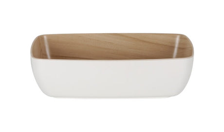 Echo Long Bowl - 265x162x75mm, White-Birch from Zicco. made out of Melamine and sold in boxes of 1. Hospitality quality at wholesale price with The Flying Fork! 