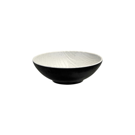 Round Bowlstone - 254mm, Transform, Natural-Black from Cheforward. Sold in boxes of 6. Hospitality quality at wholesale price with The Flying Fork! 