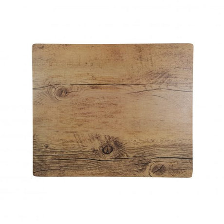 Rectangle Melamine Oak Board - 310x255mm, Wood Effect from Chef Inox. made out of Melamine and sold in boxes of 1. Hospitality quality at wholesale price with The Flying Fork! 