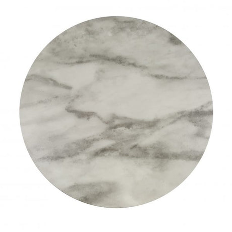 Round Melamine Board - 310mm, Marble Effect from Chef Inox. made out of Melamine and sold in boxes of 1. Hospitality quality at wholesale price with The Flying Fork! 