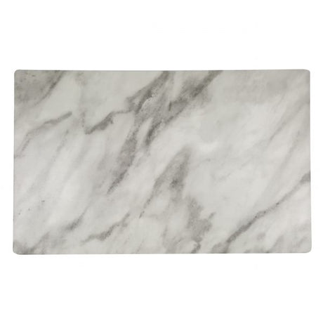 Rectangle Melamine Board - 360x255mm, Marble Effect from Chef Inox. made out of Melamine and sold in boxes of 1. Hospitality quality at wholesale price with The Flying Fork! 