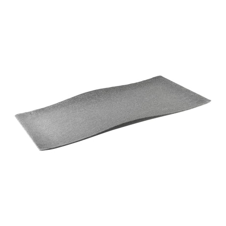 Rectangular Platterstone - 620 x 405mm, Infuse, Grey from Cheforward. Sold in boxes of 2. Hospitality quality at wholesale price with The Flying Fork! 