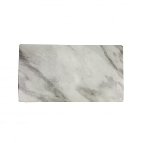 Rectangle Melamine Board - 325x175mm, Marble Effect from Chef Inox. made out of Melamine and sold in boxes of 1. Hospitality quality at wholesale price with The Flying Fork! 
