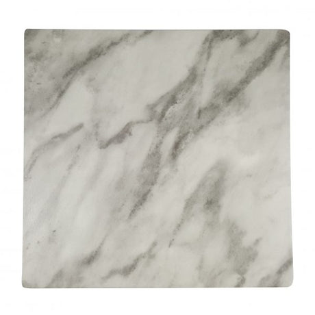 Square Melamine Board - 310x310mm, Marble Effect from Chef Inox. made out of Melamine and sold in boxes of 1. Hospitality quality at wholesale price with The Flying Fork! 