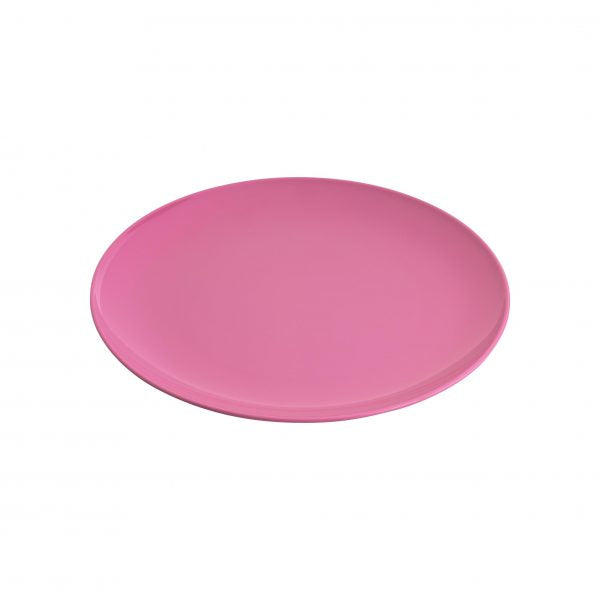 Round Coupe Plate - 200mm, Gelato, Hot Pink from Jab. Unbreakable, made out of Melamine and sold in boxes of 12. Hospitality quality at wholesale price with The Flying Fork! 