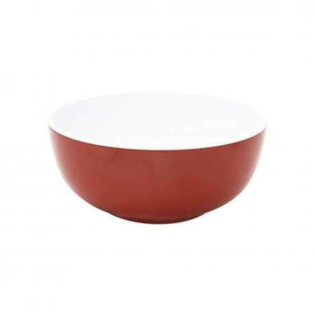 Round Bowl - 150x60mm, Gelato, Red-White from Jab. Unbreakable, made out of Melamine and sold in boxes of 6. Hospitality quality at wholesale price with The Flying Fork! 