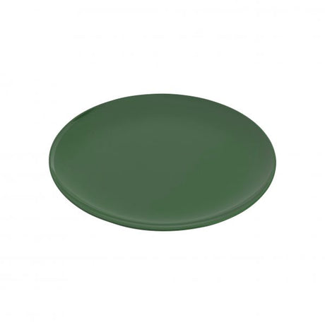 Round Plate Coupe - 250mm, Gelato, Green from Jab. Unbreakable, made out of Melamine and sold in boxes of 12. Hospitality quality at wholesale price with The Flying Fork! 