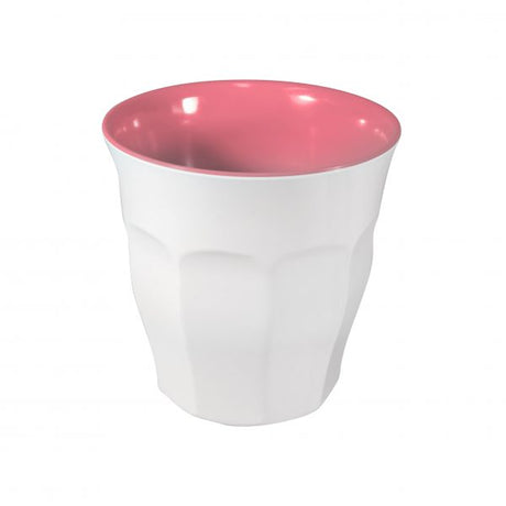 Tumbler - 90mm, 300ml, Sorbet, Watermelon-White Body from Jab. made out of Melamine and sold in boxes of 6. Hospitality quality at wholesale price with The Flying Fork! 