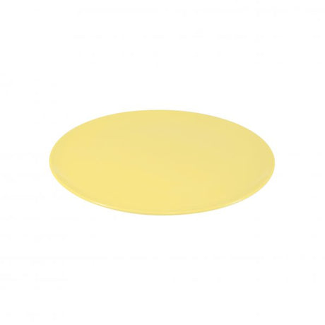 Round Plate Coupe - 200mm, Sorbet, Lemon from Jab. Unbreakable, made out of Melamine and sold in boxes of 6. Hospitality quality at wholesale price with The Flying Fork! 