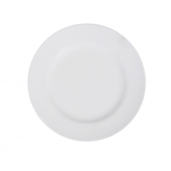 Round Plate Raised Rim (20101) - 165mm from Superware. Unbreakable, made out of Melamine and sold in boxes of 12. Hospitality quality at wholesale price with The Flying Fork! 