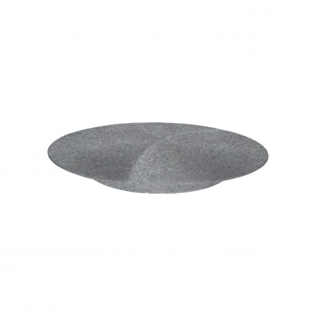 Cake Stand-Plate Footed - 340x50mm, Concrete Matt from Jab. made out of Melamine and sold in boxes of 4. Hospitality quality at wholesale price with The Flying Fork! 