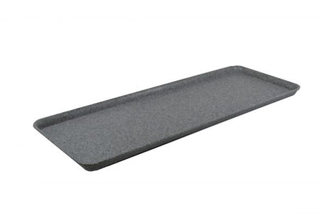 Rectangular Platter - 500x180mm, Concrete Matt from Jab. made out of Melamine and sold in boxes of 6. Hospitality quality at wholesale price with The Flying Fork! 