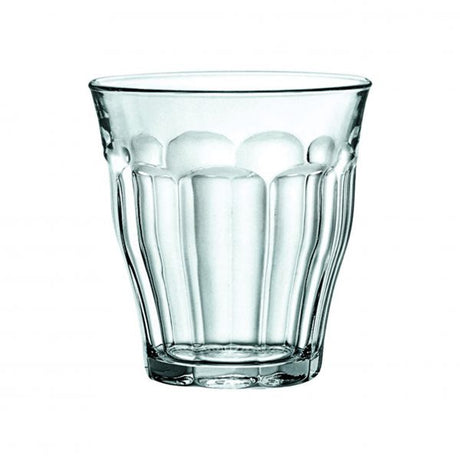 Tumbler - 250ml, Picardie from Duralex. made out of Toughened Glass and sold in boxes of 72. Hospitality quality at wholesale price with The Flying Fork! 