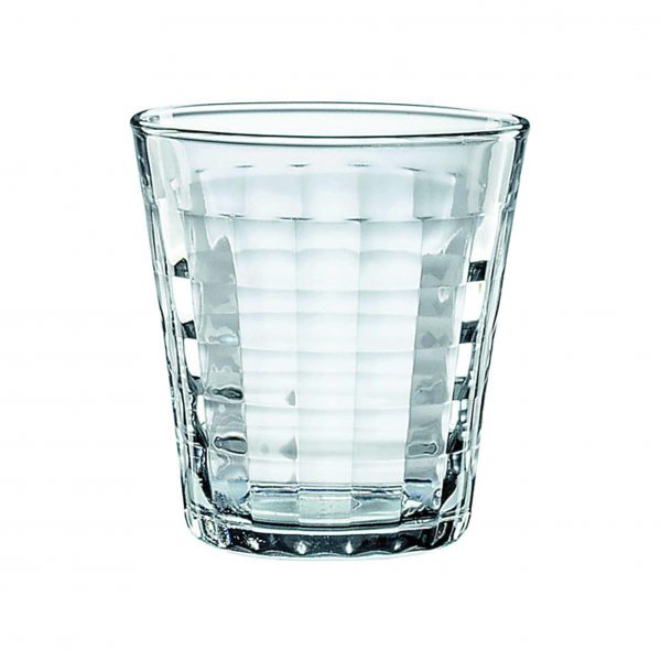 Tumbler - 220ml, Prisme from Duralex. made out of Toughened Glass and sold in boxes of 48. Hospitality quality at wholesale price with The Flying Fork! 