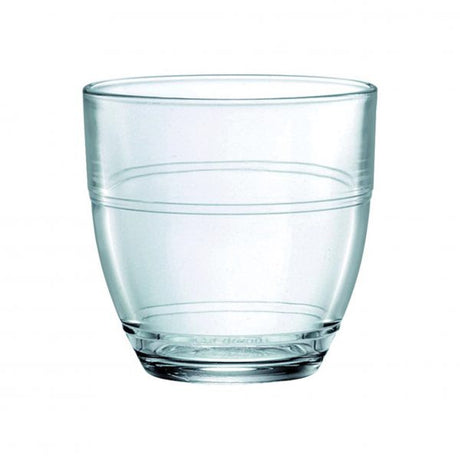 Tumbler - 220ml, Gigone from Duralex. made out of Toughened Glass and sold in boxes of 48. Hospitality quality at wholesale price with The Flying Fork! 