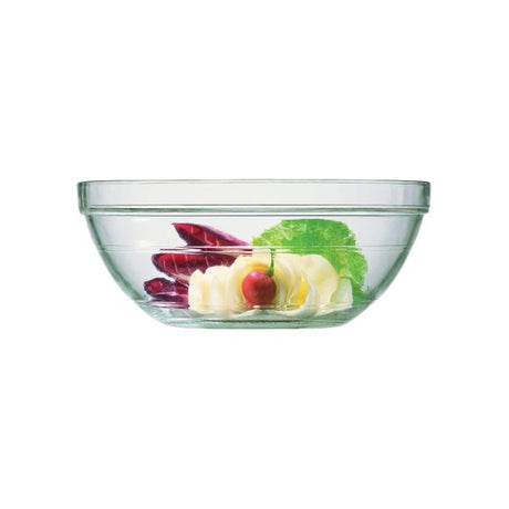 Stackable Bowl - 310mm, 5.80lt, Lys from Duralex. Stackable, made out of Toughened Glass and sold in boxes of 3. Hospitality quality at wholesale price with The Flying Fork! 