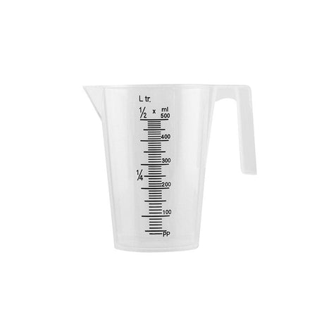500ml stackable measuring jug on white background