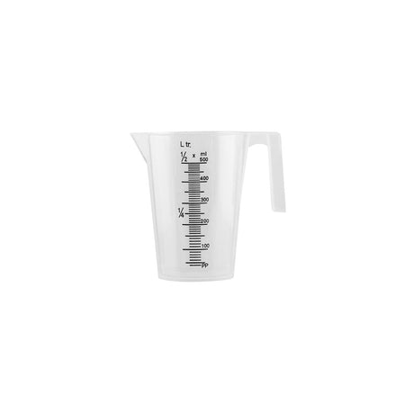 Measuring Jug - Graduated, Stackable, 0.5Lt from Trenton. stackable and sold in boxes of 1. Hospitality quality at wholesale price with The Flying Fork! 
