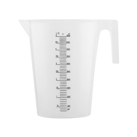 Measuring Jug - Graduated, Stackable, 5.0Lt from Trenton. stackable and sold in boxes of 1. Hospitality quality at wholesale price with The Flying Fork! 