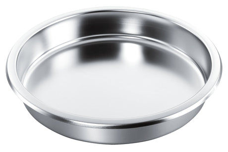 Insert Pan To Suit Round Large Induction Chafer (54906) from Chef Inox. made out of Stainless Steel and sold in boxes of 1. Hospitality quality at wholesale price with The Flying Fork! 