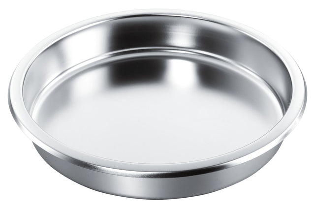 Insert Pan To Suit Round Large Deluxe Chafer (54916) from Chef Inox. made out of Stainless Steel and sold in boxes of 1. Hospitality quality at wholesale price with The Flying Fork! 