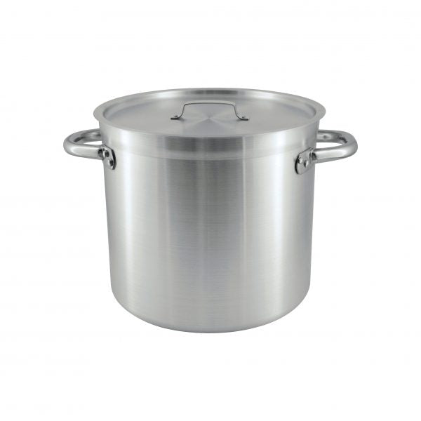 Premier Stockpot - 8.0Lt, 230x185x4mm, Aluminium from Chef Inox. made out of Aluminium and sold in boxes of 1. Hospitality quality at wholesale price with The Flying Fork! 