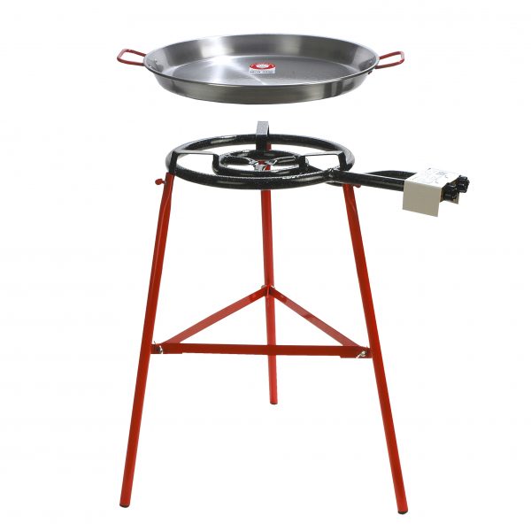 Paella Set Stand - With Tabarca 500mm Pan-Gas-Burner from Chef Inox. made out of Enamelled and sold in boxes of 1. Hospitality quality at wholesale price with The Flying Fork! 