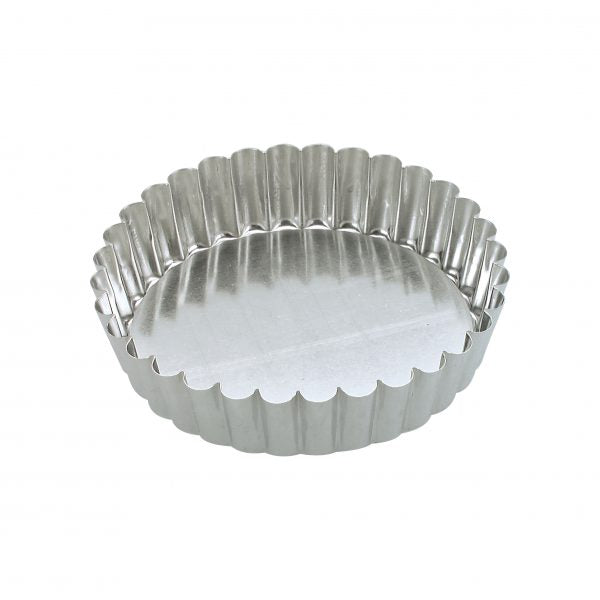 Round Fluted Cake Pan (Loose Base) - 200x45mm from Guery. Loose Base, made out of Tin Plated and sold in boxes of 1. Hospitality quality at wholesale price with The Flying Fork! 