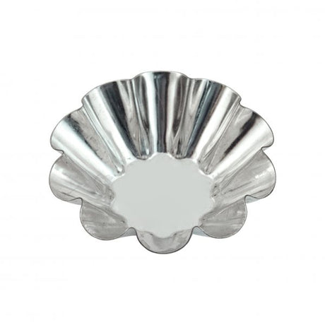 Fixed Base Brioche Mould (10-Ribs) - 80x30mm from Guery. made out of Tin Plated and sold in boxes of 1. Hospitality quality at wholesale price with The Flying Fork! 